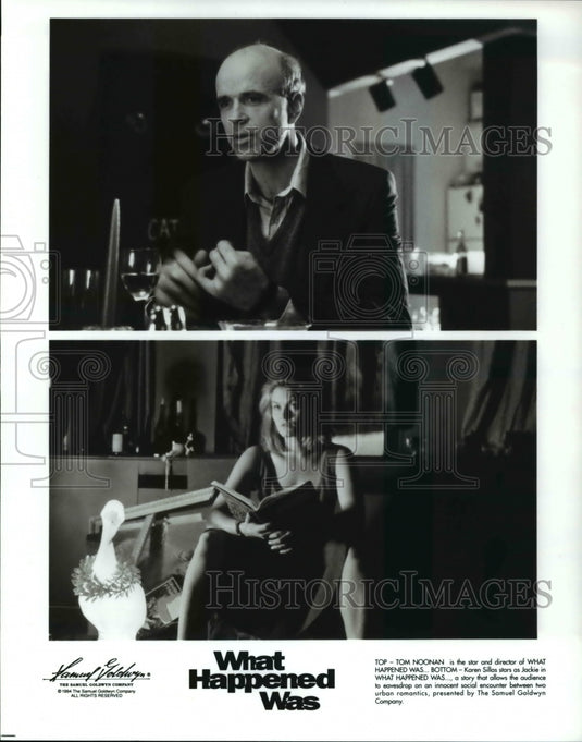 1994 Press Photo Tom Noonan and Karen Sillas star in What Happened Was-Historic Images