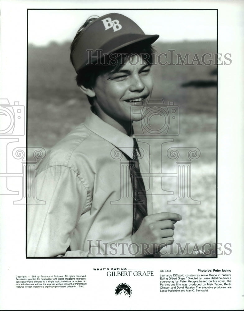 1993, Leonardo DiCaprio in What's eating Gilbert Grape - Historic Images