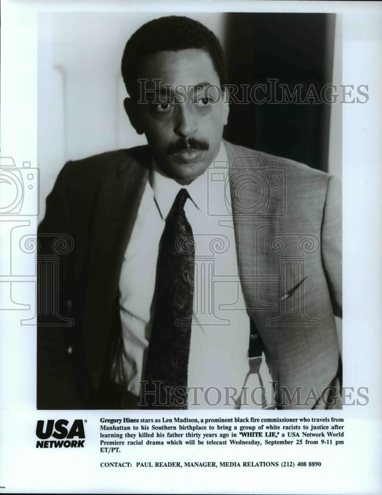 1992, Gregory Hines in &quot;White Lie&quot; - cvp45038 - Historic Images