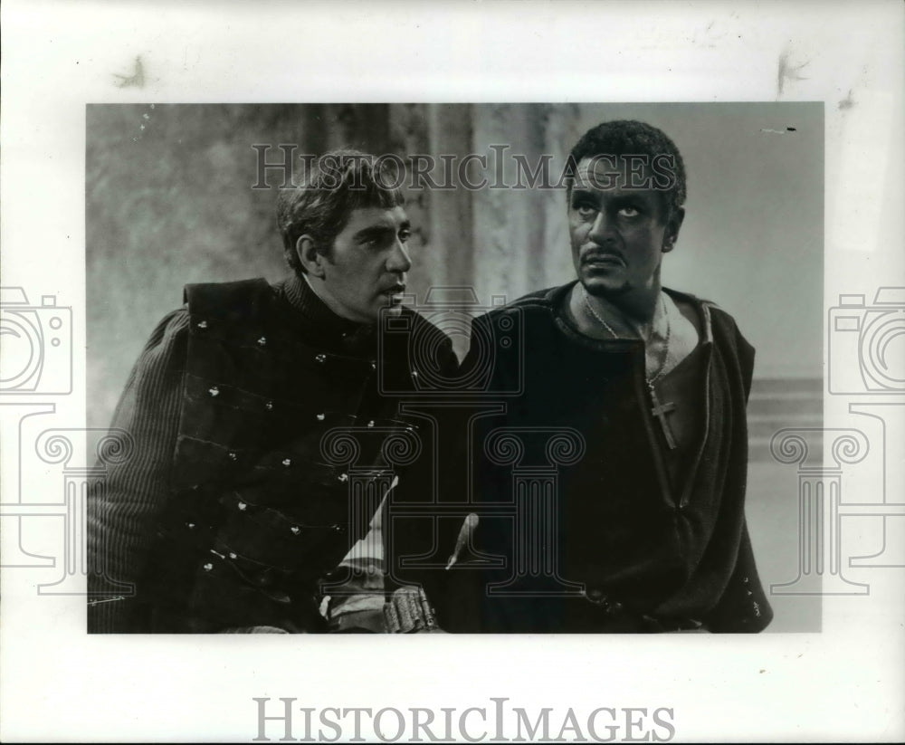 1984 Press Photo Laurence Olivier in Othello - Historic Images