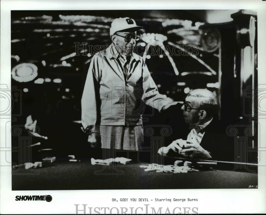 1985 Press Photo George Burns in Oh God You Devil - cvp45123 - Historic Images