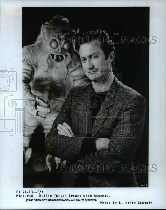 1986 Press Photo Bryan Brown stars as Rollie in F/X - cvp45257- Historic Images