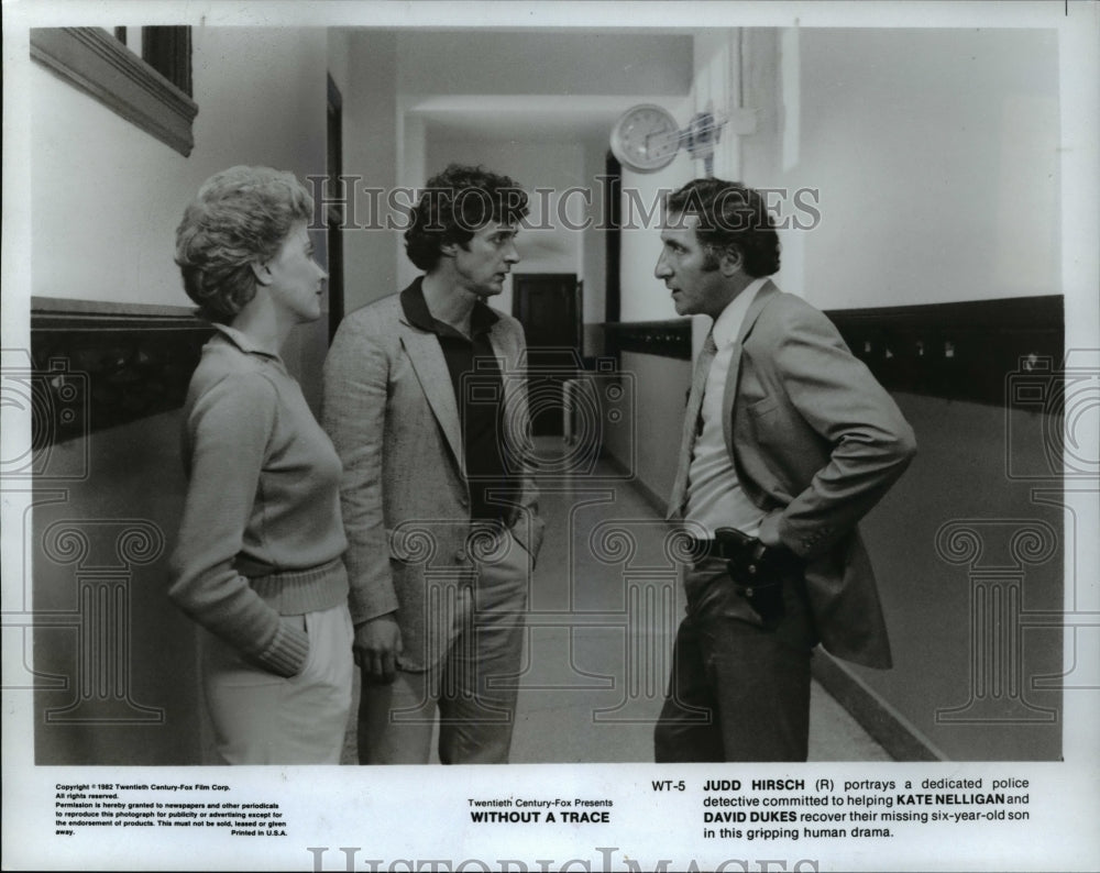 1983 Judd Hirsch Kate Nelligan David Dukes in "Without a Trace" - Historic Images