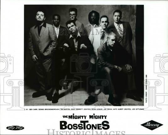 1996 Press Photo Ben Carr Dennis Brockenborough Tim Burton and Dicky Barrett- Historic Images