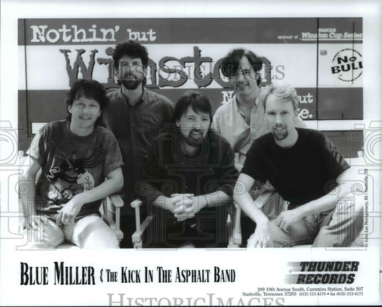 Undated Press Photo Blue Miller & The Kick in the Asphalt Band-Historic Images