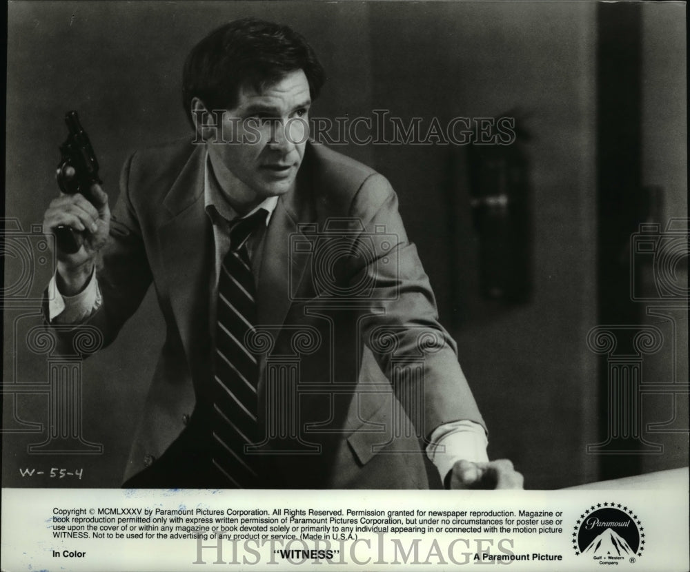 1986 Harrison Ford stars as John Book in Witness - Historic Images