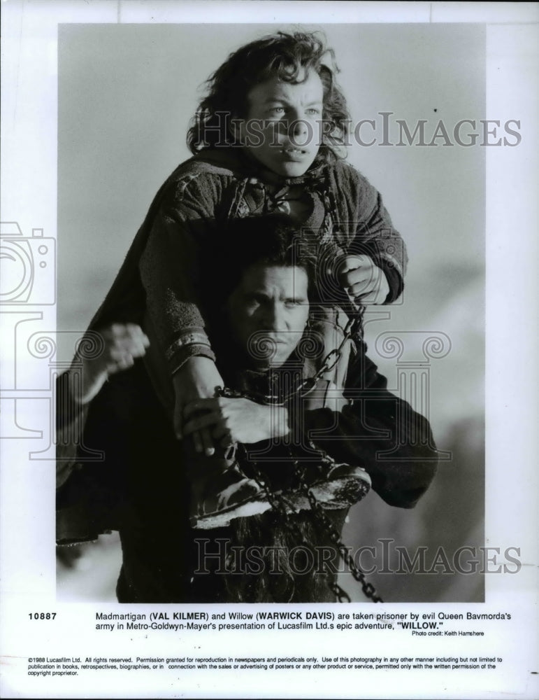 1988 Val Kilmer and Warwick Davis star in Willow  - Historic Images