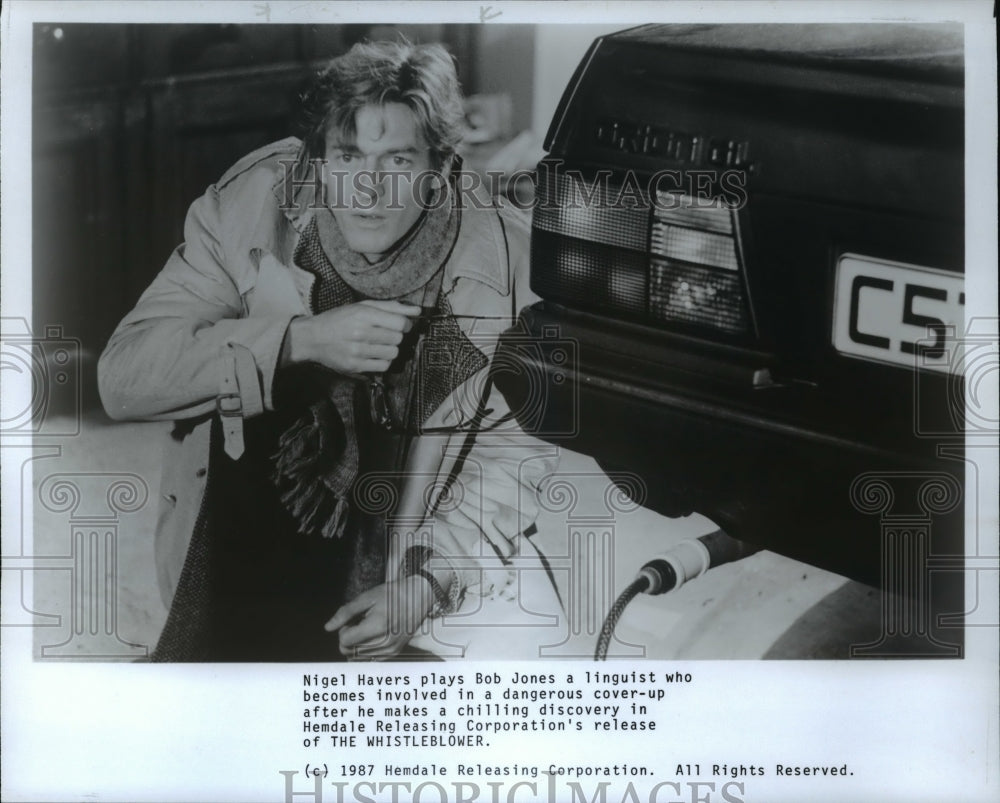 1987 Nigel Havens stars as Bob Jones in The Whistleblower - Historic Images