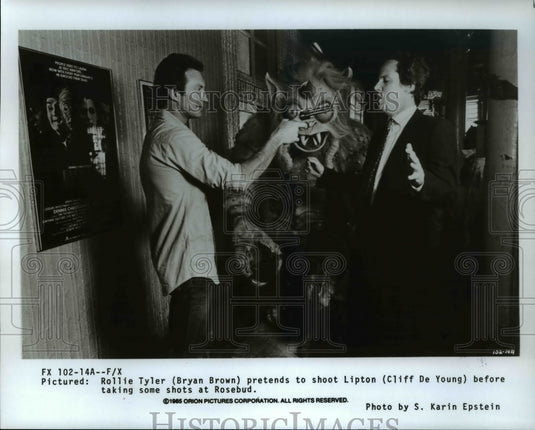 1986 Bryan Brown and Cliff De Young in "F/X"  - Historic Images