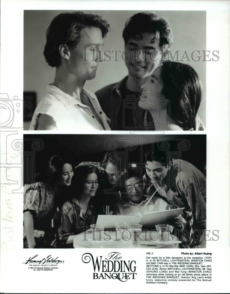 1993 Press Photo Mitchell Lightenstein Winston Chad &quot;The Wedding Banquet&quot;-Historic Images