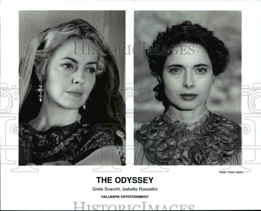 1997 Greta Scacchi and Isabella Rossellini star in The Odyssey - Historic Images