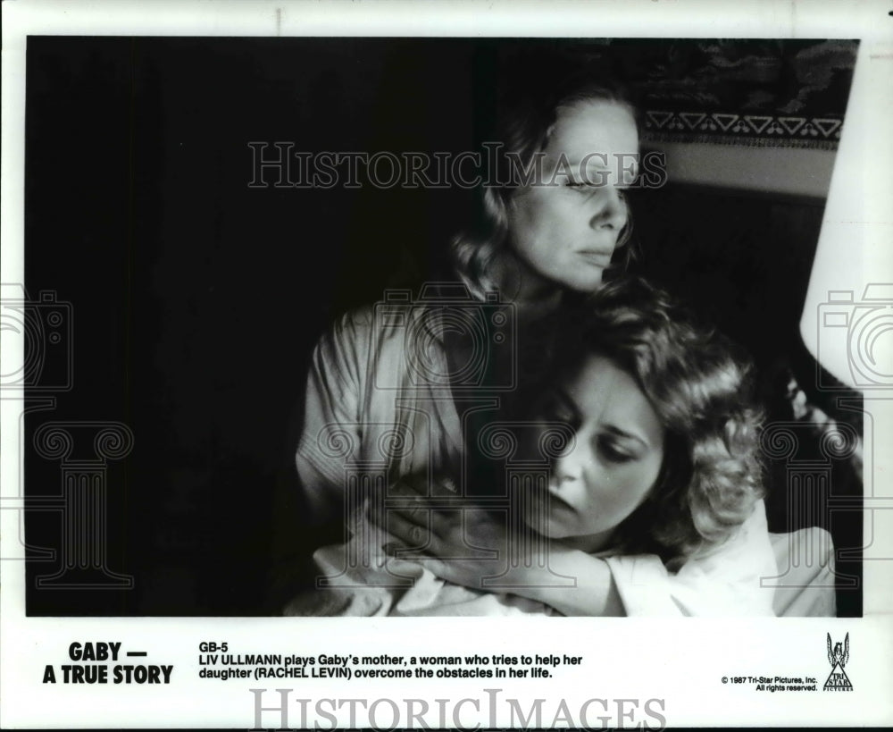 1988 Liv Ullmann and Rachel Levin star in Gaby A True Story - Historic Images