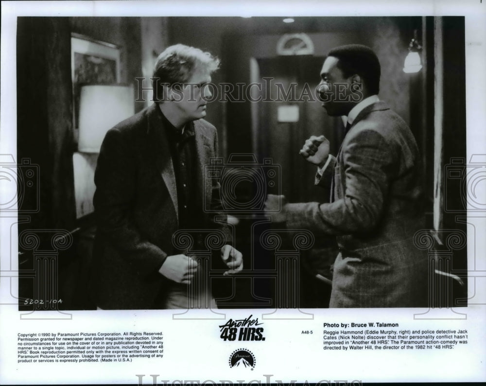 1990 Press Photo Eddie Murphy and Nick Nolte star in Another 48 Hours-Historic Images