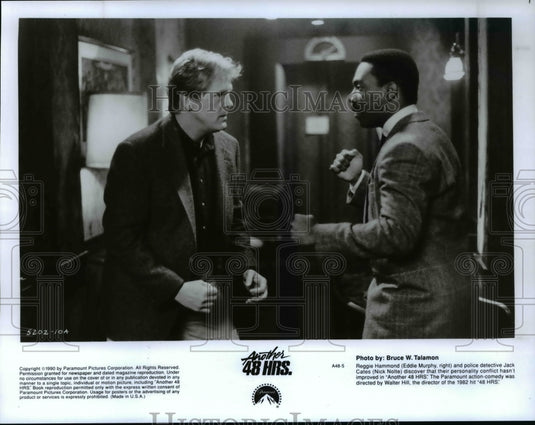 1990 Press Photo Eddie Murphy and Nick Nolte star in Another 48 Hours-Historic Images