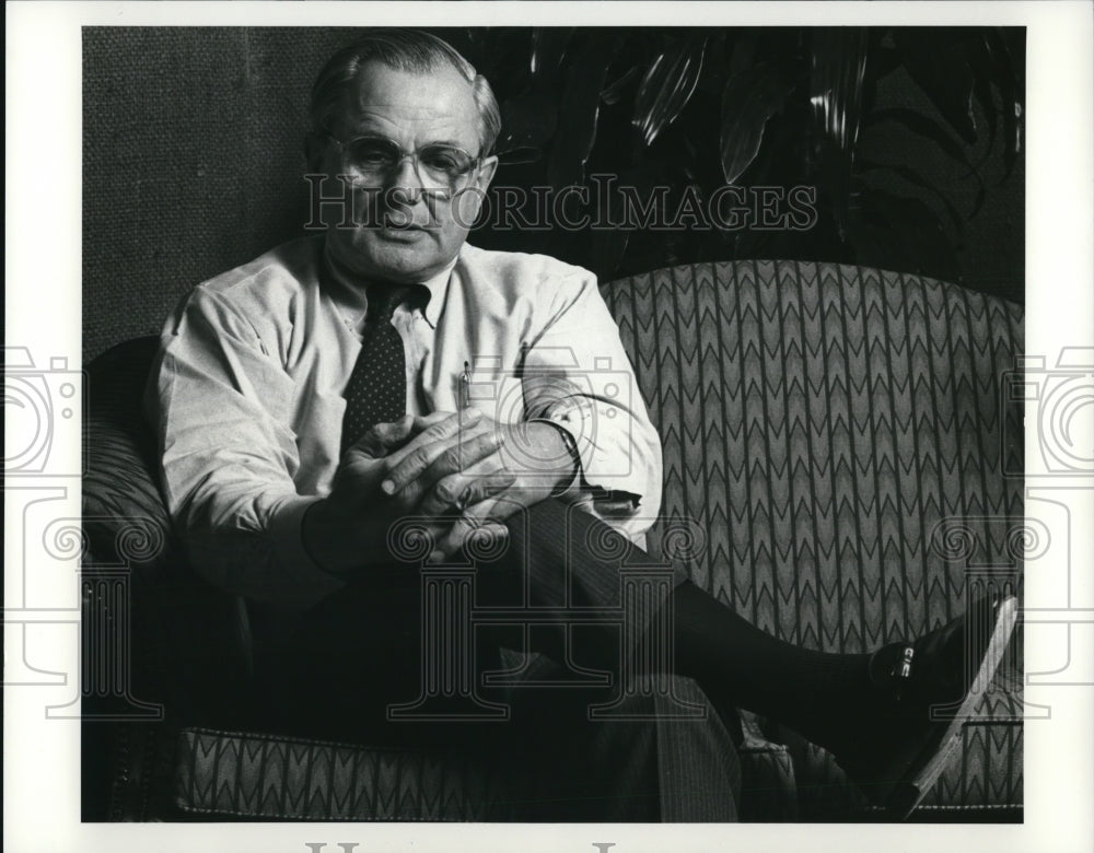 1988 Press Photo John C. Morley CEO of Reliance Electric- Historic Images