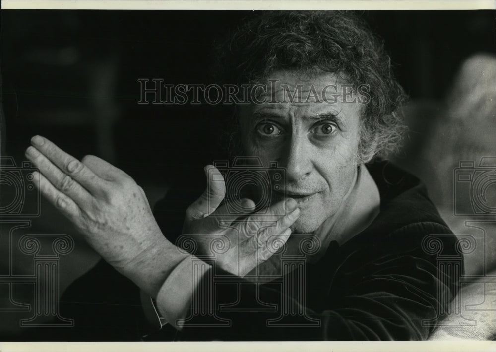 1988 Press Photo Marcel Marceau French Actor and Mime - cvp46196- Historic Images