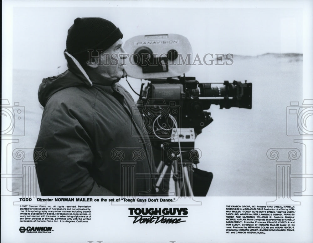 1987 Press Photo Director Norman Mailer Tough Guys Don't Dance - cvp46249 - Historic Images