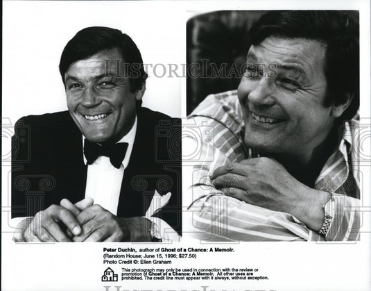 1996 Press Photo Peter Duchin Author of Ghost of a Chance A Memoir - Historic Images