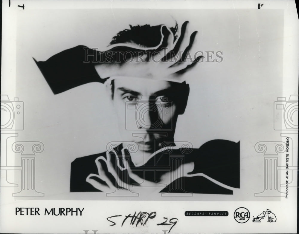 1988, Singer Peter Murphy - Historic Images