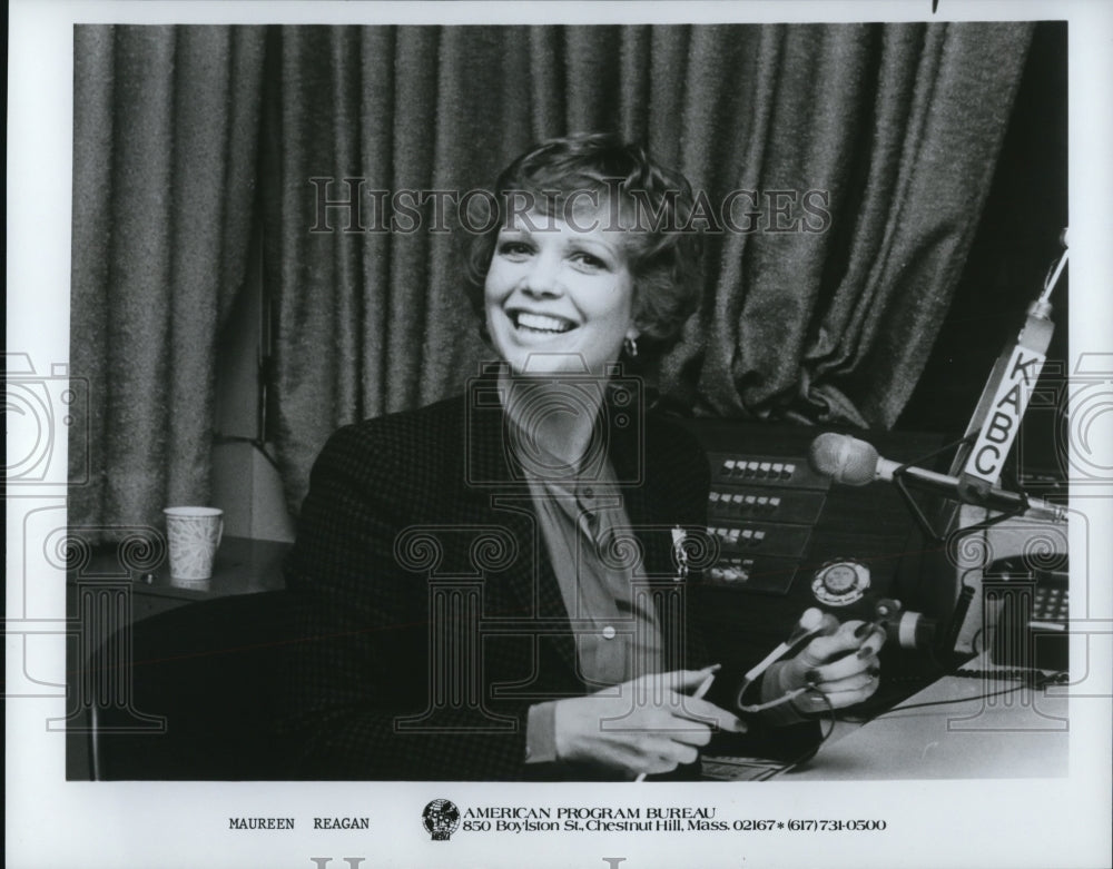 1981 Press Photo Maureen Reagan American Program Bureau - cvp46515- Historic Images