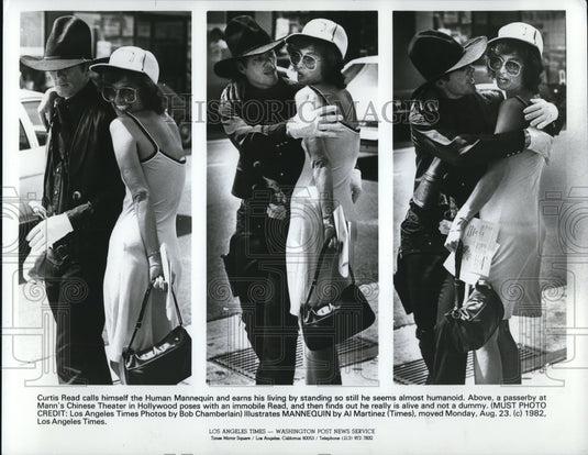 1982 Press Photo Curtis Reed Mann's Chinese Theater - cvp46516- Historic Images