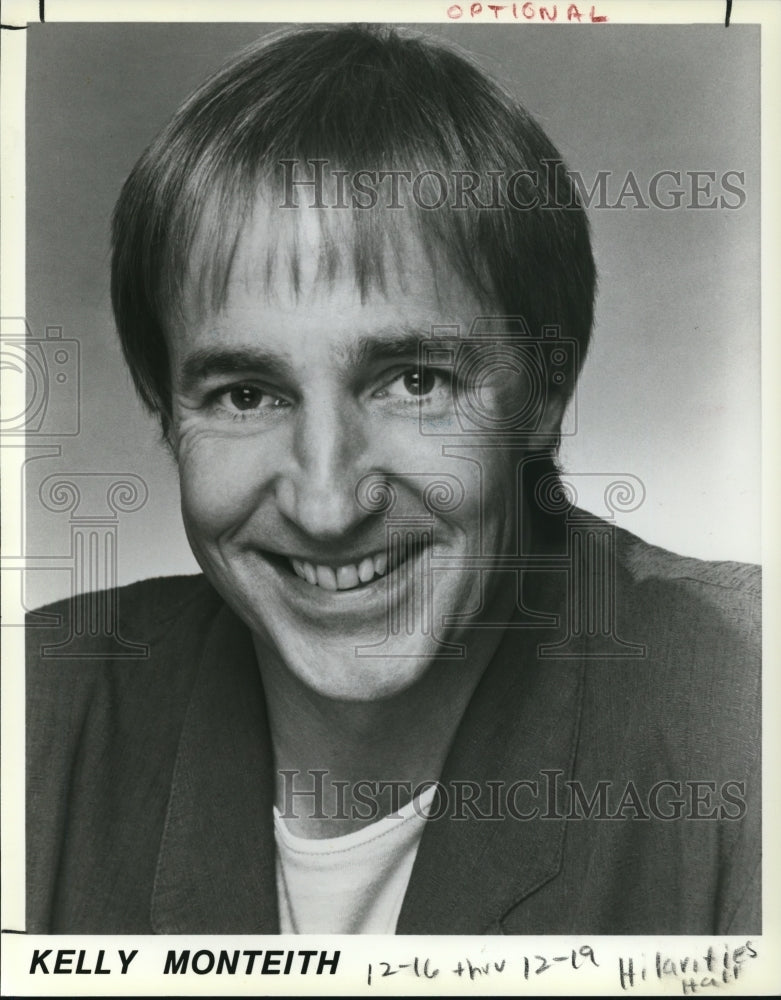 1987 Press Photo Kelly Monteith - Historic Images