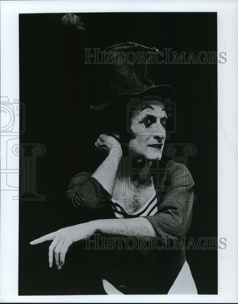 1989 Press Photo Marcel Marceau-Historic Images