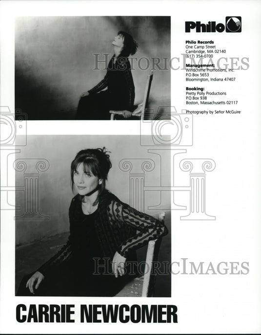 1999 Carrie Newcomer Folk Americana Singer Songwriter Musician - Historic Images