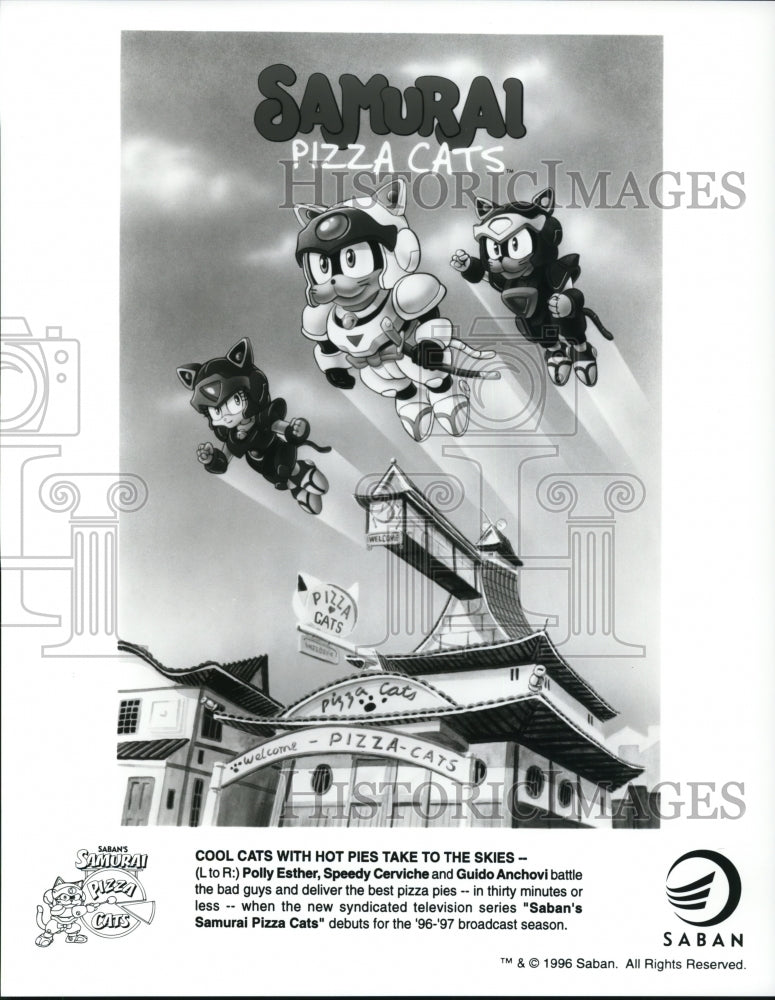 1996, Saban&#39;s Samurai Pizza Cats - cvp47572 - Historic Images