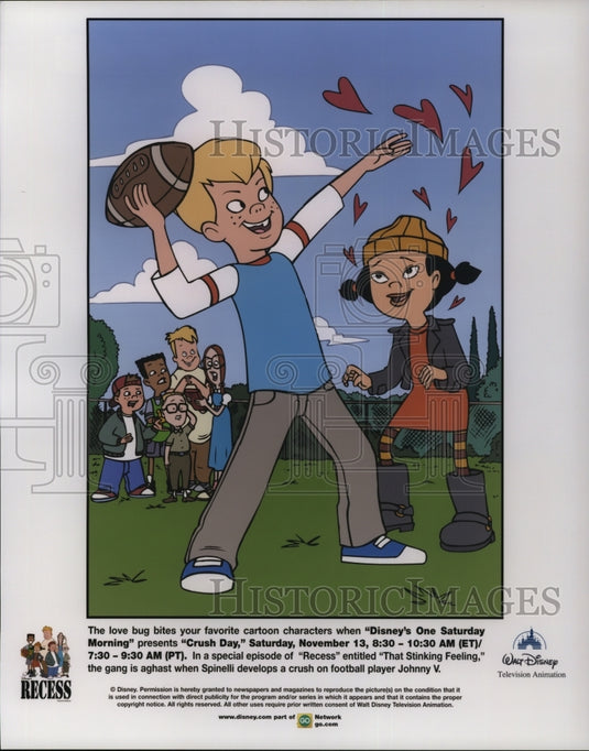 Press Photo Scene from the That Stinking Feeling Episode of Disney's Recess - Historic Images