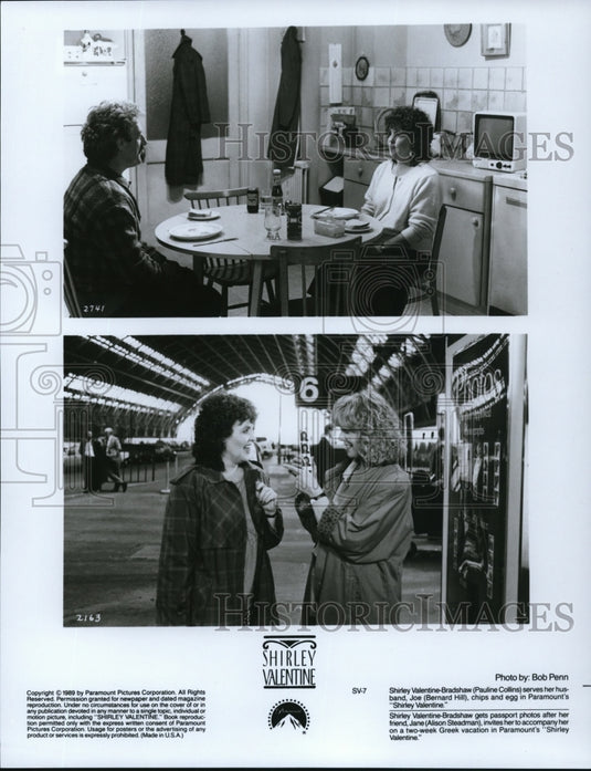 1969 Press Photo Pauline Collins & Alison Steadman in Shirley Valentine - Historic Images