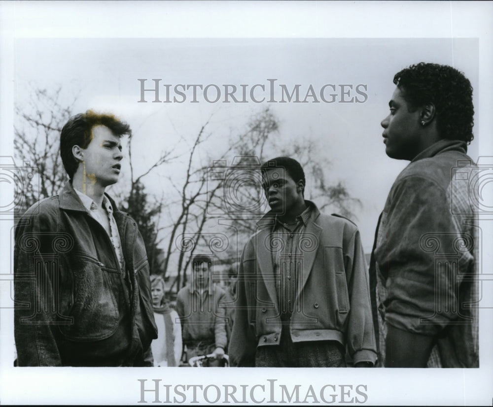 1987 Press Photo Johnny Depp in &quot;21 Jump Street&quot;-Historic Images