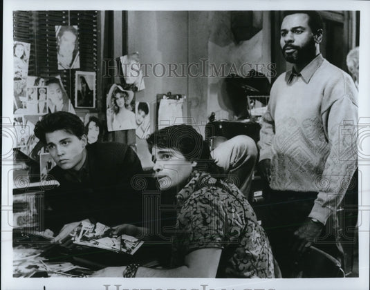 Undated Press Photo Johnny Depp Peter DeLuise Steven Williams "21 Jump Street" - Historic Images