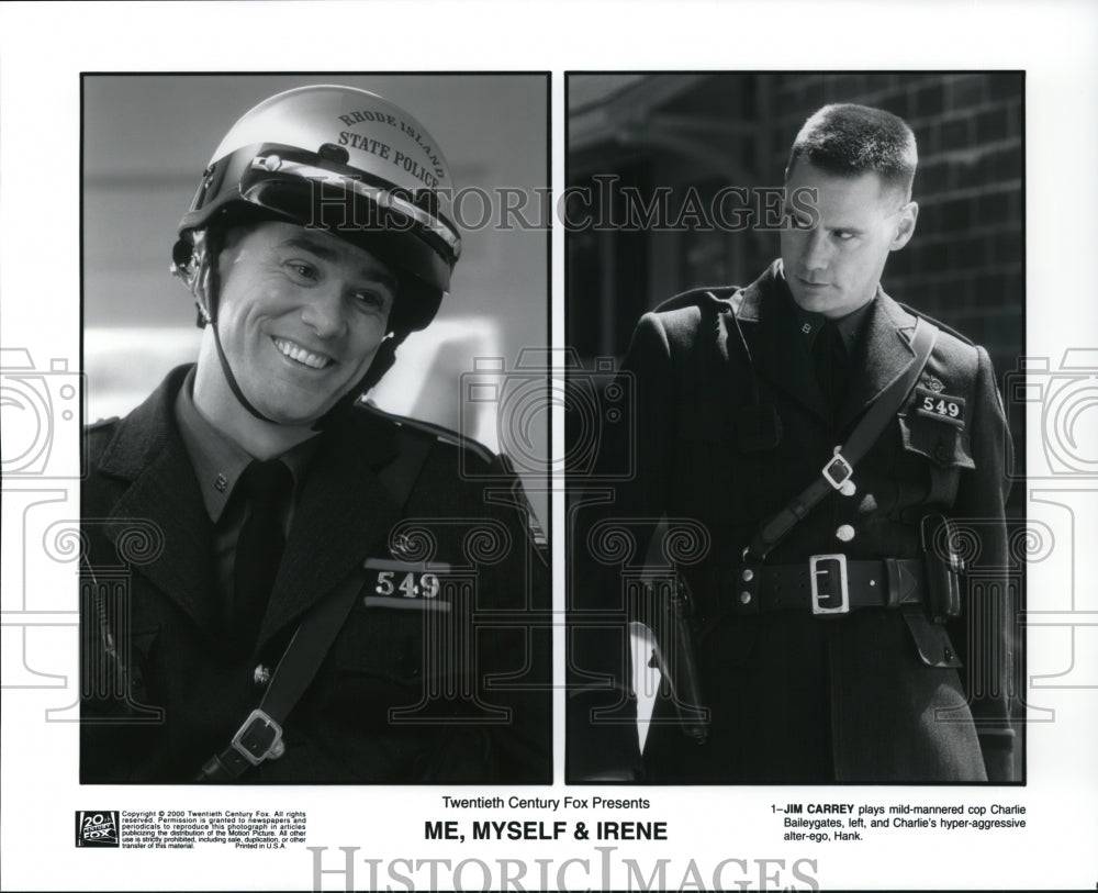 2000, Jim Carrey in Me, Myself & Irene - cvp48012 - Historic Images