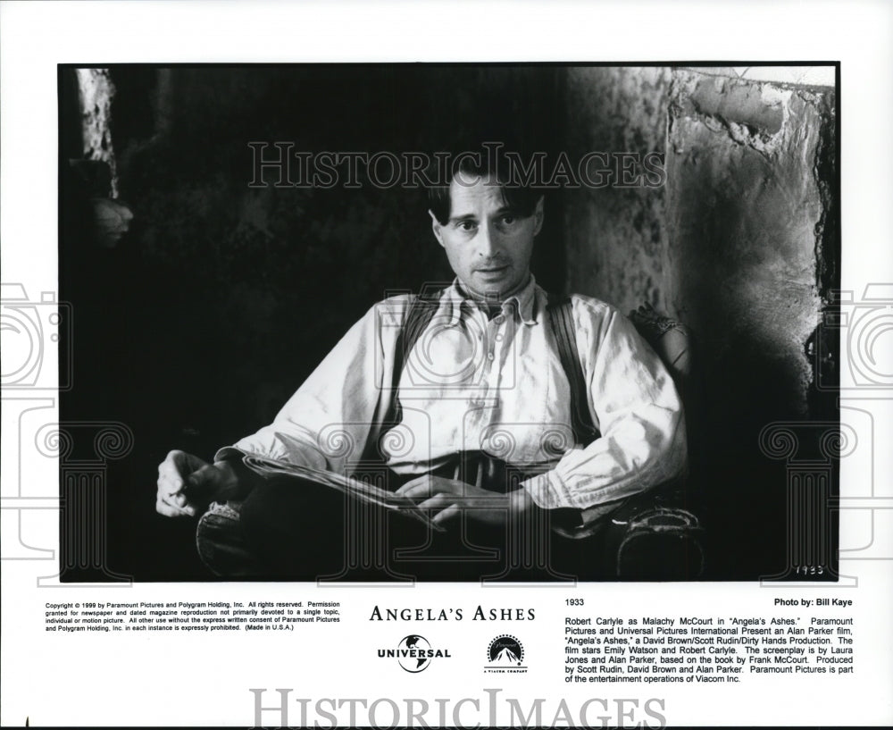 1999 Robert Carlyle in Angela&#39;s Ashes - Historic Images