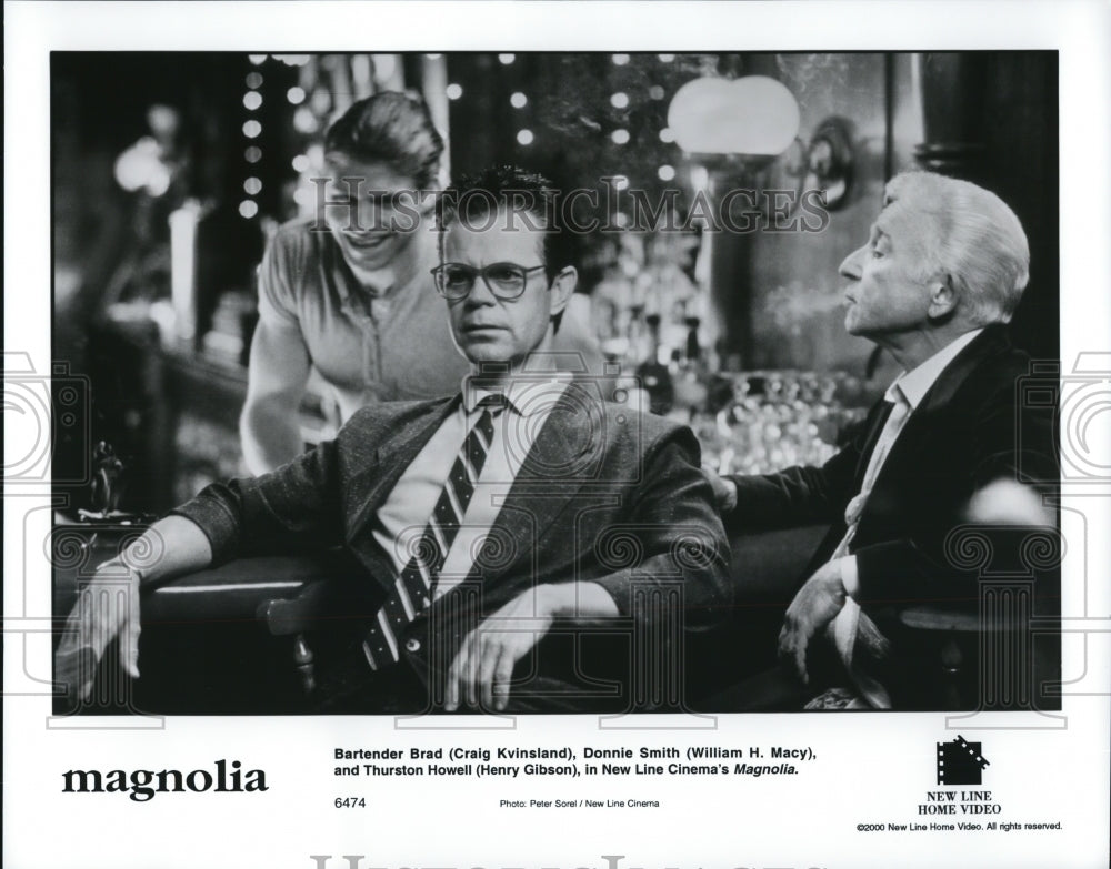 1999 Press Photo Craig Kvinsland William H. Macy and Henry Gibson in Magnolia - Historic Images