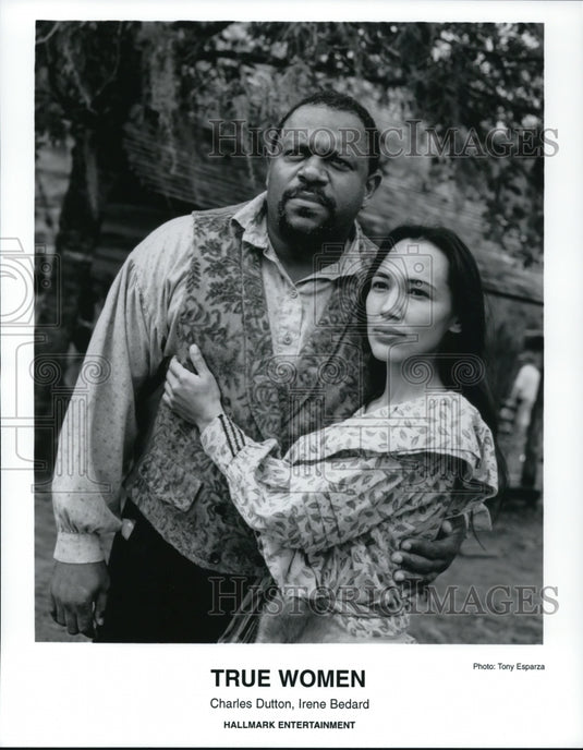 Undated Charles Dutton and Irene Bedard star in True Women - Historic Images