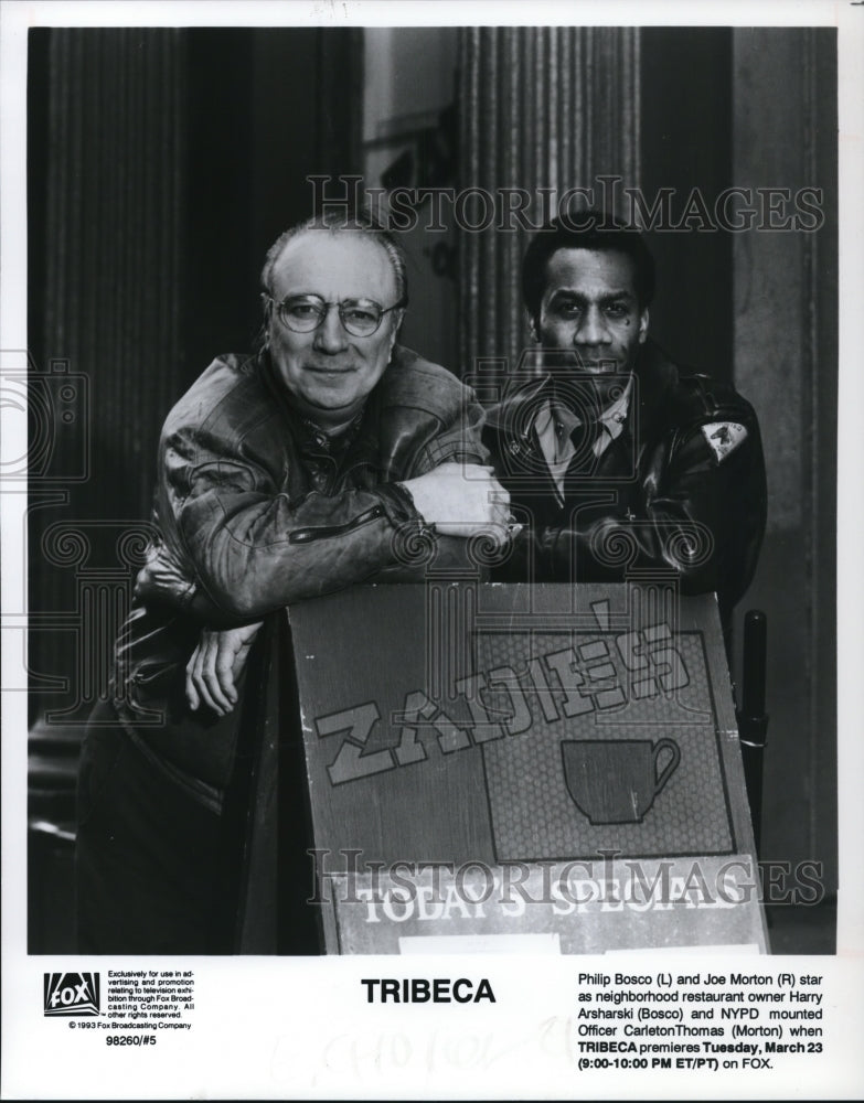 1993 Philip Bosco and Joe Morton star in Tribeca TV Show - Historic Images