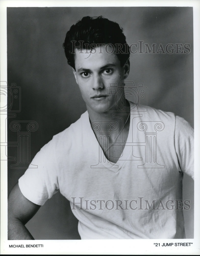 Undated Press Photo Michael Bendetti stars in 21 Jump Street TV series- Historic Images