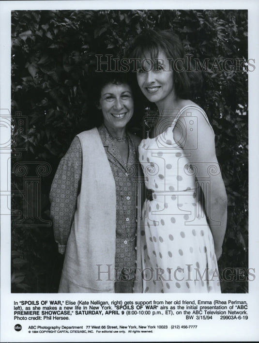 1994, Kate Nelligan Rhea Perlman star in Spoils of War - cvp48302 - Historic Images