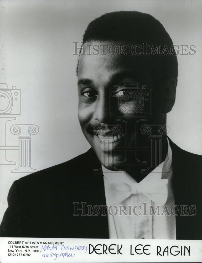 1989 Press Photo Derek Lee Ragin Countertenor Singer - Historic Images