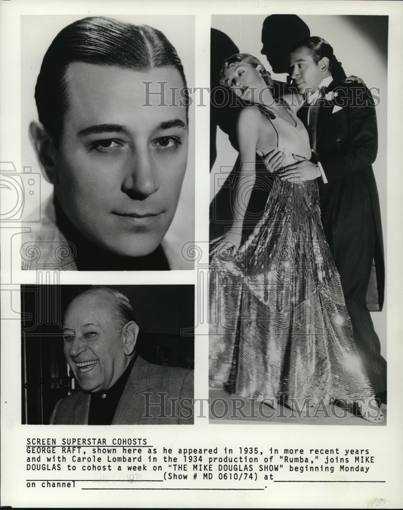 1974 Press Photo George Raft and Carole Lombard in Rumba - cvp48310-Historic Images