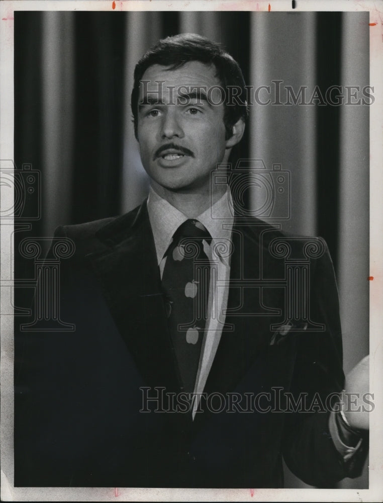 1978 Press Photo Burt Reynolds guest stars on The Tonight Show with Johnny Carso-Historic Images