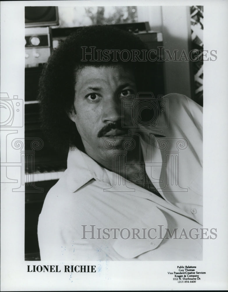 1982 Press Photo Lionel Richie R&amp;B Pop Singer Songwriter Record Producer-Historic Images