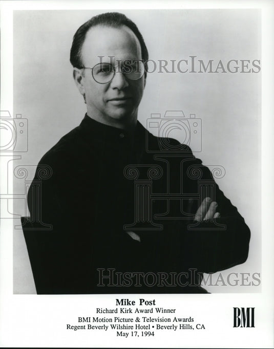 1994, Mike Post Richard Kirk Award Winner BMI Motion Picture Awards - Historic Images
