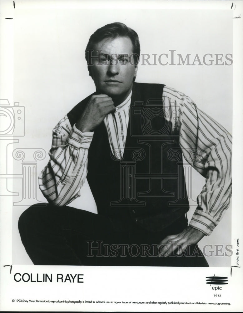 1995 Collin Raye American Country Music Singer and Guitarist - Historic Images