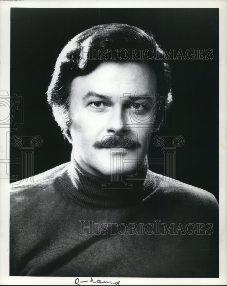 1977 Press Photo John Reardon Operatic Baritone Metropolitan Opera Singer - Historic Images