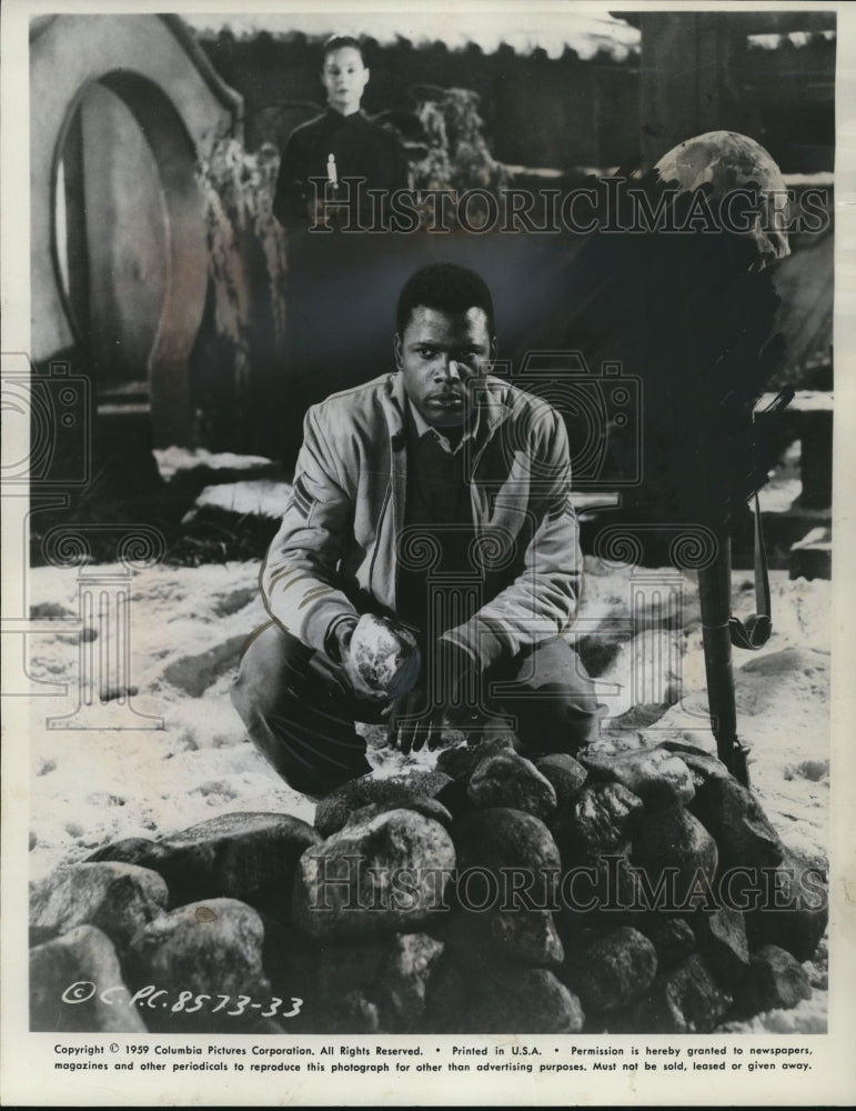 1960 Sidney Poitier stars in All the Young Men  - Historic Images