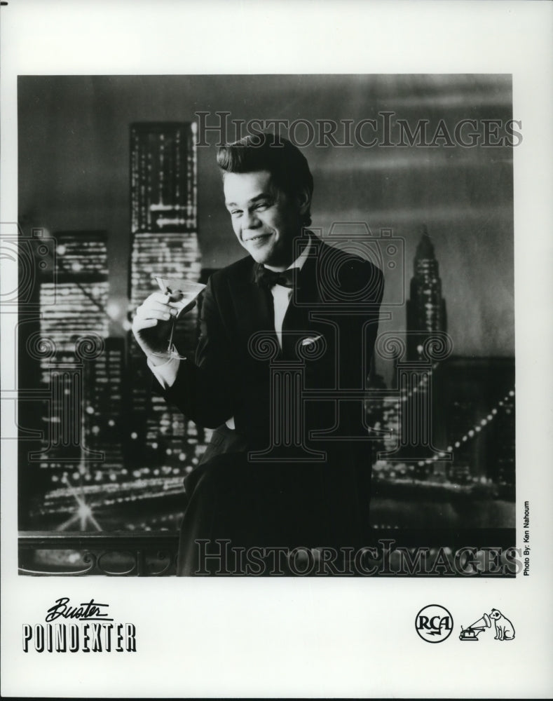 1989 Press Photo Buster Poindexter Punk Rock Singer Songwriter Musician - Historic Images