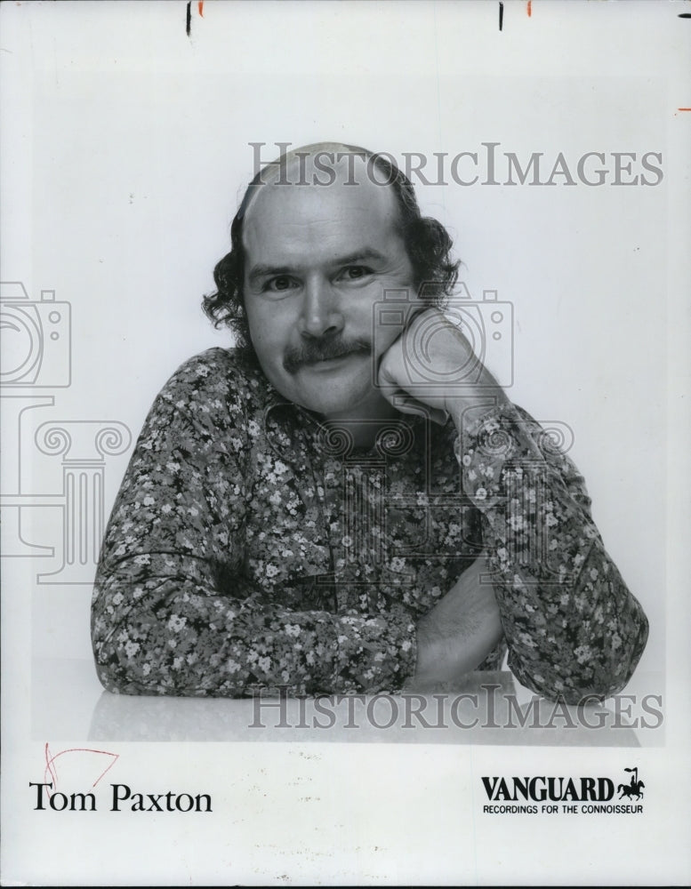 1978 Press Photo Tom Paxton American Folk Singer Songwriter and Musician - Historic Images